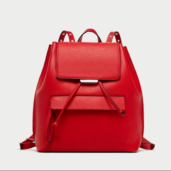 COPY - ZARA LEATHER BACKPACK BRAND NEW main image 4